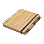 BF0033 - Bamboo Notebook And Pen Natural Std