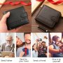 1PC Casual Business Retro Men's Wallet Pu Leather Short Buckle Money Clip New Fashion Portable Large Capacity Purse With Zipper For Men