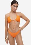 Padded Multiway Bandeau Bikini Top - Orange