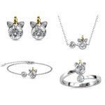 DESTINY Unicorn Set With Crystals From Swarovski