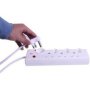 Ultralink 7 Way Multi Plug White - With Surge Protection