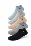 Sibeier Classic 10 Pairs Premium Cotton Blend Ankle Socks Variety Pack Unisex