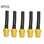 5 Pcs Universal Motorcycle Tank Gas Fuel Cap Valve Vent Breather Hose Tube Yellow