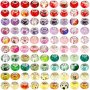 Resin Beads With Large Holes: Fashionable DIY Jewelry Making Set Decorative Geometric Pattern Pendants Uncoated Handmade Accessories