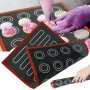 1PC Perforated Silicone Baking Mat Non-stick Oven Sheet Liner Kitchen Bakeware Tools For Cookies Pastry