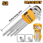 Ingco Allen Key Torx T10-T50 Xlong 9PCE - Mica Online