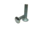Carriage Bolts Grade 2 Zinc Plated Length 2 In. Qty 10 Heavy Duty Fasteners Hardware Set Industrial Fastening Assortment Constru