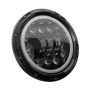 Oms 7INCH Universal 15 LED Jeep Style Round Headlight