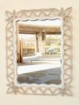 White Rectangular Mirror Cut-outs – 120.5X80CM