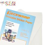 Teckwrap Translucent Clear Inkjet Printable Sticker Vinyl 15 Sheets