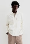 Regular Fit Corduroy Overshirt - White