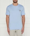 Tommy Hilfiger Mens Roundle Logo Chest Tee T-Shirts In Vessel Blue - Vessel Blue L