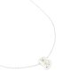 Waterproof Stainless Steel Large Bubble Letter M Cord Necklace