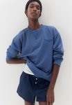Crew-neck Sweatshirt - Blue & Santa Monica