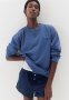 Crew-neck Sweatshirt - Blue & Santa Monica