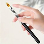 1 3PCS Ombre Nail Art Brushes Uv Gel Painting Pen Gradient Drawing Blooming Effect Diy Manicure Nail Polish Tools With Cap Fine