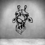 Cute Giraffe - Rust Coat L 500 X H 340MM
