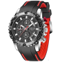 - Men Luxury Silicone Strap Chronograph Sport Watch - FDL10027