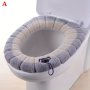 Soft & Warm Toilet Seat Cover - Easy-clean Skin-friendly Polyester Cushion With Handle For All Toilets Christmas/halloween Gift Decoration