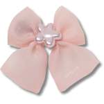 Sheer Pink Bow Jibbitz - Multi Osfa