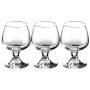 3 Pack - 60ML European-style Crystal Brandy & Wine Glass- Transparent