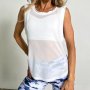 Sheer Flow Vest White - M / White