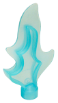 DUPLO Parts Brand New Wave Fire Water Flame 2 X 1 X 5 With Non-marbled Tip 51703