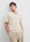 Cotton Linen Knit Polo