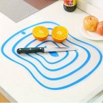 1PC Durable Transparent Plastic Cutting Board - Perfect For Fruits & Frosting Food-safe Kitchen Essential