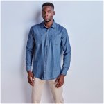 Mens Long Sleeve Eastwood Shirt - Blue 5XL