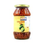 Lime Pickle Hot Teekha Nimboo Nu Athanu 500G - Fiery Sun-cured Sour Lemons With Crushed Red Pepper Instantly Elevates Plain Rice