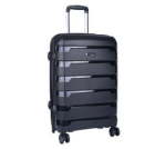 Voyager Pacific 4 Wheel Trolley Case - 75CM Black - Ys Travel Bags