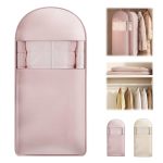 Space Saving Hanging Garment Bag With Self Compression Zipper Thick Dustproof Garment Bags For Hanging Clothes Space Saving Garm