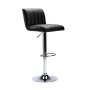 -hennessy Leather Touch Barstool - Black