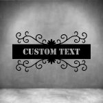 FRAM E 6 With Custom Text - 300MM Rust Coat