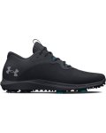 Men's Ua Charged Draw 2 Wide Golf Shoes - Black 6