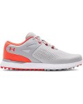 Women's Ua Charged Breathe Spikeless Golf Shoes - White 3