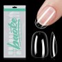 Gel X Nail Kit Baoke Short Oval Shape False Nail Tips 192PCS Full Cover Acrylic False Nails Artificial Press On Nail Nail Tips Clear