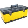 582X298X255MM Yellow Metal Toolbox Tote Tray