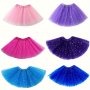 Sparkling Sequin Star Tutu Skirts - Perfect For Parties & Performances | Available In 1pc 3pcs Or 5pcs Sets | Polyester No Power Needed