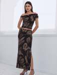Mia Twist Side Top - L Barkley Floral Co-ord