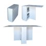Folding 4 In 1 Console Desk Table - Dual Tone Grey Whisper