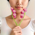 Face Massager Facial Massage Flower Type Massage Roller For V Face Pull Tight Firming Beauty Tool