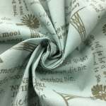 150CM Printed Canvas Fabric Per Meter 5