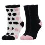 2 Pairs Fleece Microfiber Thermal Fuzzy Slipper Winter Socks Soft Warm
