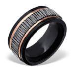 C577-C22803 - Men's Stainless Steel Ring - Size 11 - Available On Back Order