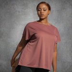 Plus Size Sporty Body Logic T-Shirt - Pink