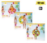 Intex Tropical Fruit Inflatable Swim Tube 107CM - Pool Float With Handles