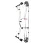 Ek Archery Axis 30-70LB - White CO-039W Compound Bow Combo