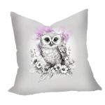 Pink Baby Owl Luxury Scatter By Nathan Pieterse